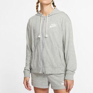 Nike Sportswear Vintage Classic Women's Hoodie Heather Black New CJ1963-064